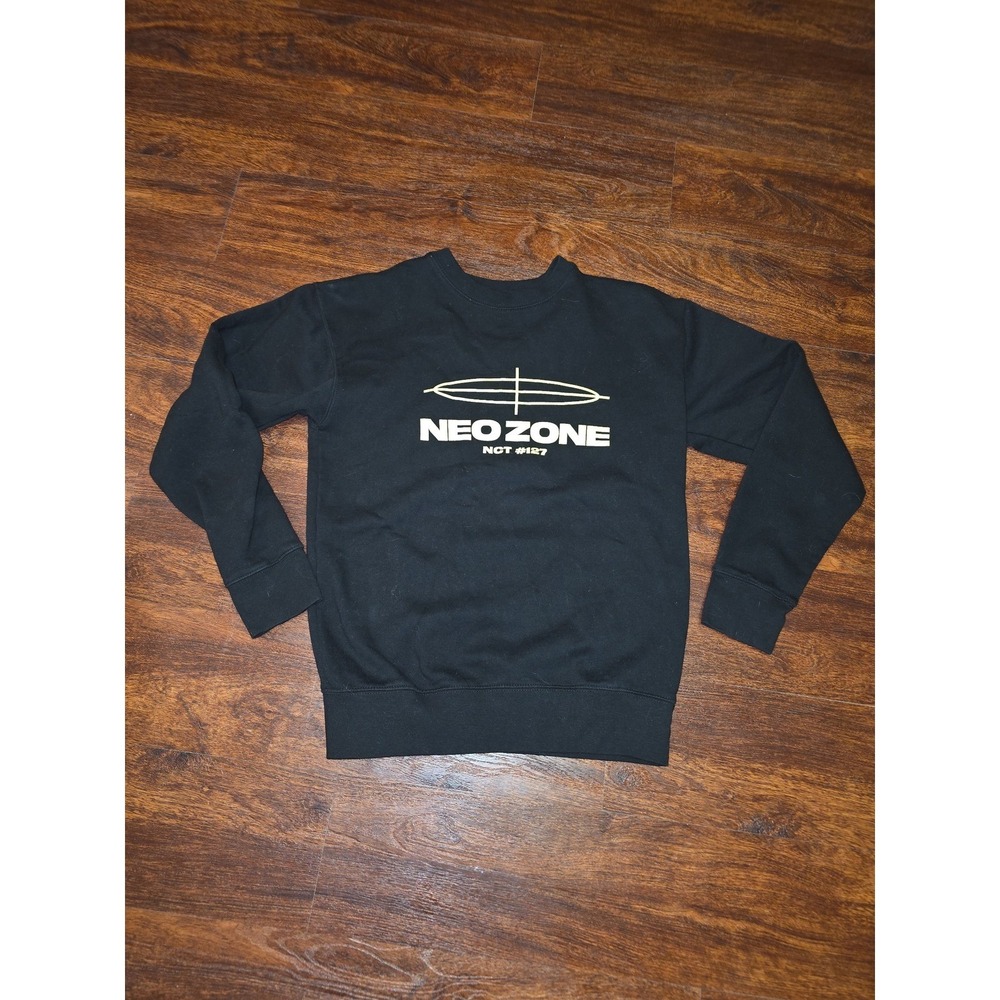 NCT 127 Neo Zone Black Sweatshirt K-Pop Concert Merch Yellow‎ Graphic Small